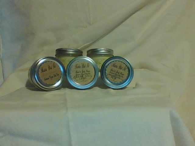 Passion fruit and lotus Organic hand and body cream 4oz. mason jar